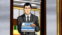 Sterling Archer tries to entice a fat co-worker with donuts in the included pilot episode of FX's animated comedy "Archer."