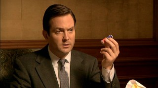 Playing Pete and Meegan's mediator Bryce, guest star Thomas Lennon ("Reno 911!") questions other objects -- like these spools of thread -- in the alternate line reel "Alt Nation."