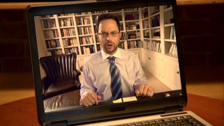 Webcam chats are all the rage among these guys, allowing Ruxin (Nick Kroll) to talk smack kind of face-to-face.
