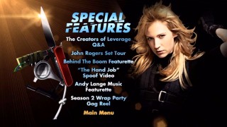 Beth Riesgraf's Parker is the only lead not to claim a main menu, but you'll likely spend the most time on her Disc 4 Special Features page.