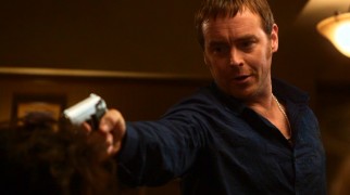 Crooked Irish loan shark Mark Doyle (Alan Smyth) causes Nate to start drinking again and play poker in "The Bottle Job."