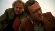 Gene (Harvey Keitel) has Sam (Jason O'Mara) get a nice close look at the bloodshed occurring from his judgment call in the series' second episode.