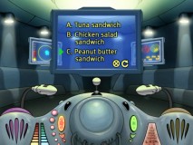 The trivia part of "Create Your Own Alien Experiment" is simple and fun enough, but the guessing part that follows it kind of sucks. (C is also the correct answer to "Which is the only one of these sandwiches that isn't at all gross?"