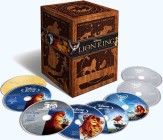 The Lion King Trilogy: Diamond Edition 3 Blu-ray + 3 DVD + Blu-ray 3D + Digital Copy collection package and disc art