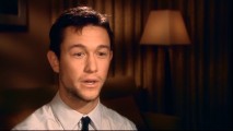 Short-haired and needing sleep, Joseph Gordon-Levitt discusses what attracted him to the project in "Behind the Mind of Chris Pratt."