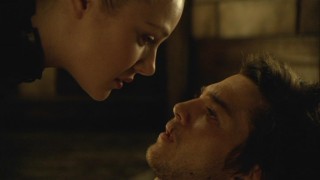In between torture sessions, Denna (Jessica Marais) seduces Richard (Craig Horner), not realizing that he may be seducing her in turn.
