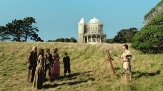 Aidan (Joseph Nathan) uses his magical painting abilities to transport the Seeker, his friends, and the library in the middle of his own painted world.