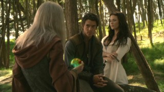 Zedd (Bruce Spence) holds an orb that can erase the false memories that were implanted into Richard's (Craig Horner) mind.