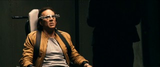 Nicolas Cage has sort of A Clockwork Orange kind of moment or maybe he's just enjoying the funny eyewear.