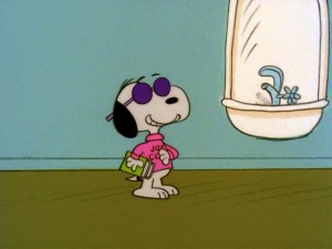 Joe Cool... back in school. Hangin' round the water fountain. Playin' the fool.