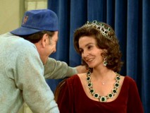 Princess Lydia (Jean Simmons) puts her lessons in etiquette to full use as she refuses Oscar's request to go out with him.