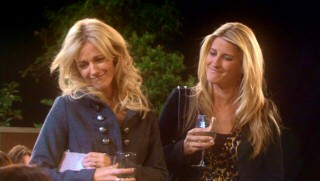 Snobby blonde private school moms Marly (Tricia O'Kelley) and Lindsay (Alex Kapp Horner) offer recurring dismissal of Christine and her family.