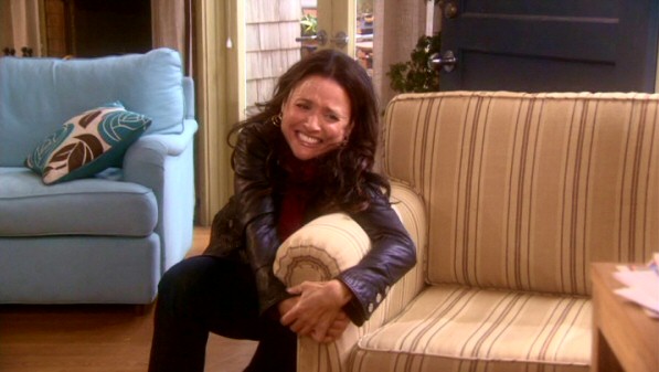 Reclaiming the couch Christine no longer wants Richard and New Christine to have allows Julia Louis-Dreyfus to show off her physical comedy skills.
