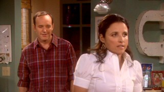 While Richard (Clark Gregg) and Christine are on friendly terms, they're not above cracking a joke at each other's expense.