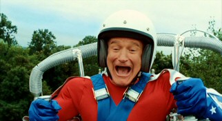 It's apparently turbo time as Dan tries to jet pack his way to superdad status in the hair-raising conclusion to "Old Dogs."