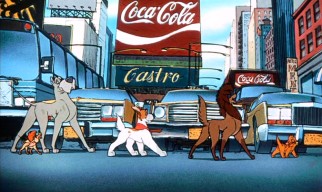 Oliver leads a strut across one of New York's Streets of Gold, where every boulevard. Is. A miracle mile.