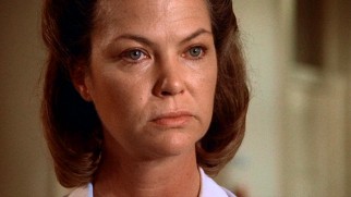 As Big Nurse Ratched, Louise Fletcher mastered the cold blank stare and won a Best Actress Oscar for it.