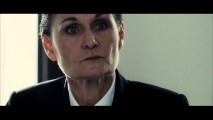 Beth Grant's human relations employee Susan Smith would have kicked off the film in this alternate opening's uncomfortable job interview.