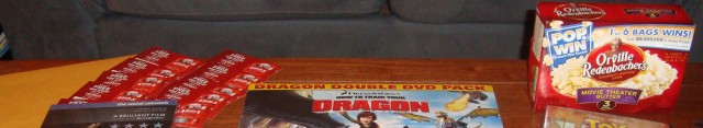 Rounding out the Oscar viewing party pack are an envelope with ten free one-night Redbox rental codes and a box of Orville Redenbacher's Movie Theater Butter Gourmet Popping Corn. Got milk? Better enter today!
