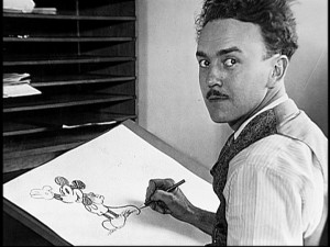 Oh hello, I'm Ub Iwerks and you've just caught me drawing this little feller known as Mickey Mouse. I do the work, Walt gets the credit. That's how we roll.
