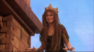 Princess Winnifred (Tracey Ullman) makes quite the entrance, having just swum the royal moat.