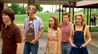 Left to right: Jason Ritter, Derek Carter, Autumn Reeser, Michael McKee, and Hilarie Burton. They'll always be together!