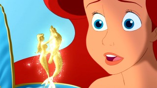 Ariel gets a good close look at her parents' enchanted, long-lost musical box.