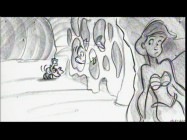 Ariel eavesdrops on a Sebastian/Flounder Catfish Club conversation in this deleted scene.