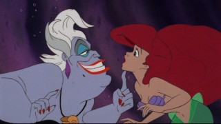 Ursula gets ready to be paid. "It won't cost much, just your voice."