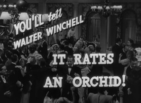 The theatrical trailer for "A Letter to Three Wives" ends with outdated expressions you're supposed to tell to long-forgotten gossip columnists.