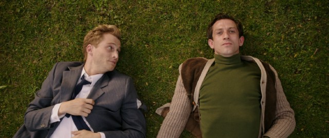 Johann (Alexander Fehling) and Thomas (Andr Szymanski) each try to recreate the "Boyhood" poster in "Labyrinth of Lies."