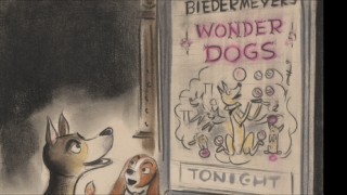 Lady and Tramp crash Biedermyer's Wonder Dogs show in this newly-uncovered deleted scene.