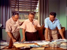 These three high-panted gentlemen were just directing "Lady and the Tramp" when the cameras caught them in the Disneyland episode "A Story of Dogs."