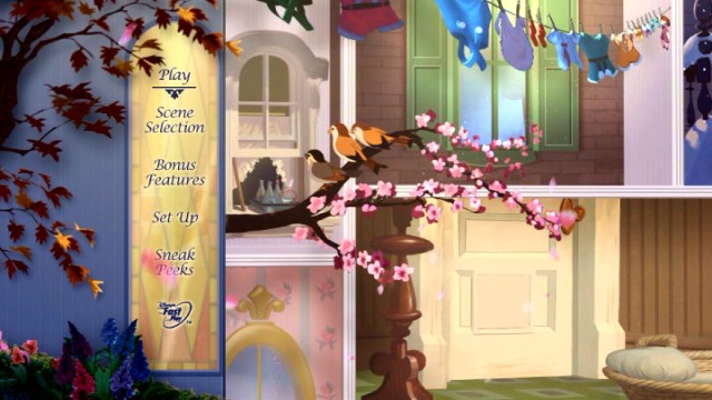 Like the Blu-ray, the new DVD's main menu emphasizes architecture and birds.