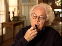 Lone surviving voice cast member Stan Freberg proudly demonstrates how he recorded the Beaver's lines with a whistle in his mouth.