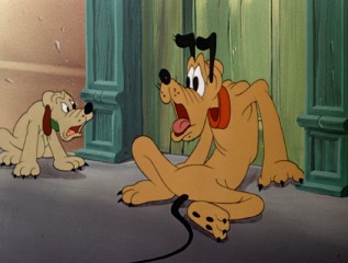 Pluto's red-eared kid brother makes trouble for him.