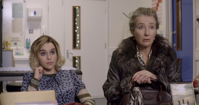 Emma Thompson wrote "Last Christmas" and co-stars as Kate's Yugoslavian mother Petra.