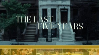 The opening and closing shot of the film appears under the title logo at the end of The Last Five Years' Blu-ray menu montage.