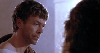 In a role originally intended for Sting, David Bowie plays Pontius Pilate, the Roman judge who authorizes Christ's crucifixion.