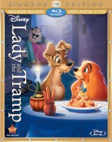 Lady and the Tramp: Diamond Edition Blu-ray + DVD + Digital Copy cover art