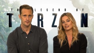 Alexander Skarsgård and Margot Robbie stand up for the endangered African elephant in "Stop the Ivory."