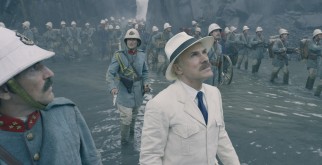 Leon Rom (Christoph Waltz) and the Belgian Army find themselves outnumbered in the opening sequence of "The Legend of Tarzan."