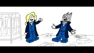 This musical deleted scene may have you asking which one is Batman and which one is the Mayor?