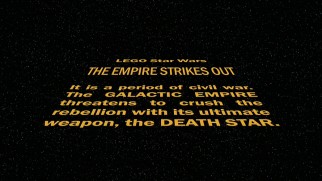 It wouldn't be Star Wars without an opening scroll. This one, however, makes the unusual decision to end with a Not joke.