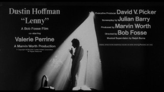 Lenny's theatrical trailer credits the film's key personnel.
