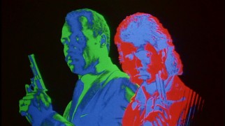 This high-tech graphic rendering of Murtaugh and Riggs makes this "Lethal Weapon" preview one of the most delectably dated of the collection's many trailers.