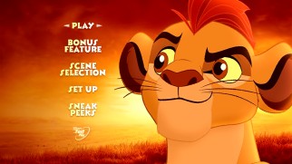 The Lion Guard: Return of the Roar gets the most basic of DVD main menus.