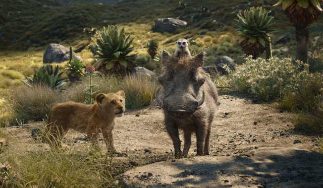 Simba puts his past behind him to live with the meerkat Timon and the warthog Pumbaa.