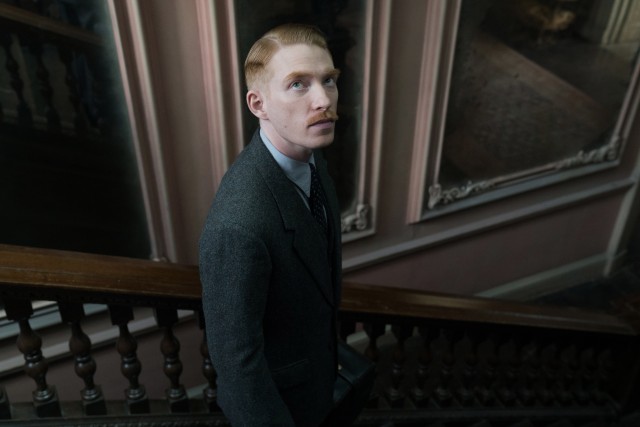 "The Little Stranger" stars Domnhall Gleeson as Dr. Faraday, a physician who spends time at the country mansion of Hundreds Hall.