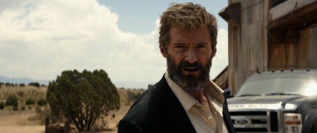 In "Logan.", Hugh Jackman's mutant superhero Wolverine is a grizzled, old driver.